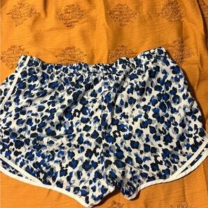 Calvin Klein Blue and Black Athletic Shorts Lightweight Breathable